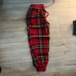 plaid pj pants